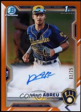 Pablo Abreu [Orange Refractor] #CPA-PA