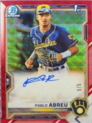 Pablo Abreu [Red Wave Refractor] #CPA-PA