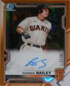 Patrick Bailey [Orange Refractor] #CPA-PB