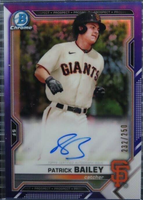 Patrick Bailey [Purple Refractor] #CPA-PB