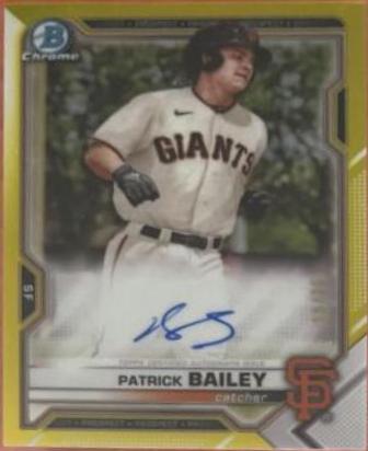 Patrick Bailey [Yellow Refractor] #CPA-PB