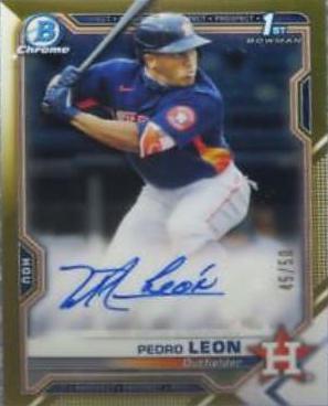 Pedro Leon [Gold Refractor] #CPA-PL