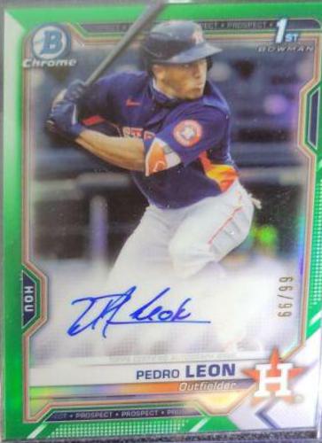 Pedro Leon [Green Refractor] #CPA-PL