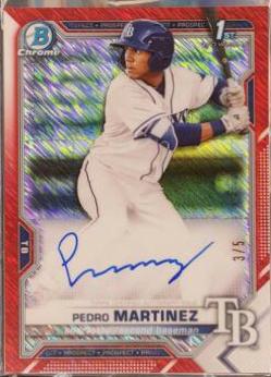 Pedro Martinez [Red Shimmer Refractor] #CPA-PM