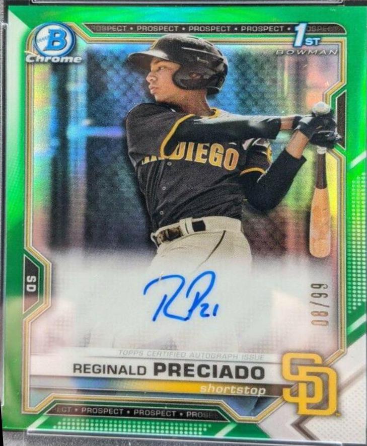 Reginald Preciado [Green Refractor] #CPA-RPR