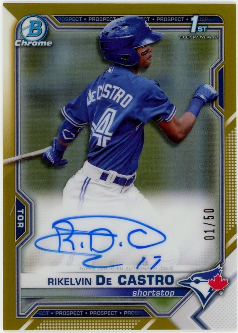 Rikelvin De Castro [Gold Refractor] #CPA-RDCA