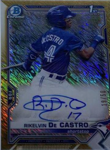 Rikelvin De Castro [Gold Shimmer Refractor] #CPA-RDCA