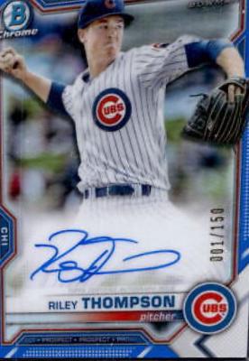 Riley Thompson [Blue Refractor] #CPA-RT