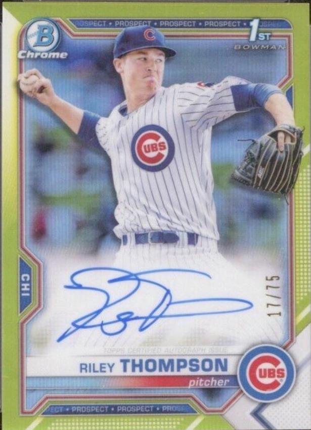 Riley Thompson [Yellow Refractor] #CPA-RT