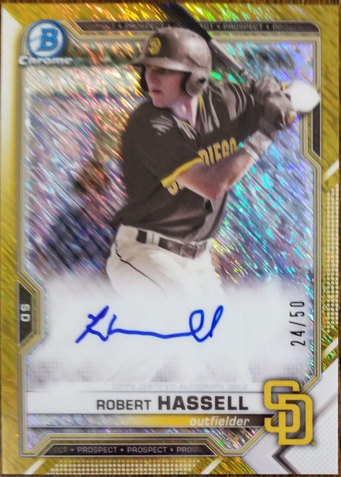 Robert Hassell [Gold Shimmer Refractor] #CPA-RH