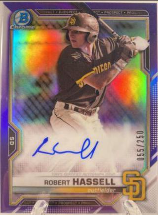Robert Hassell [Purple Refractor] #CPA-RH