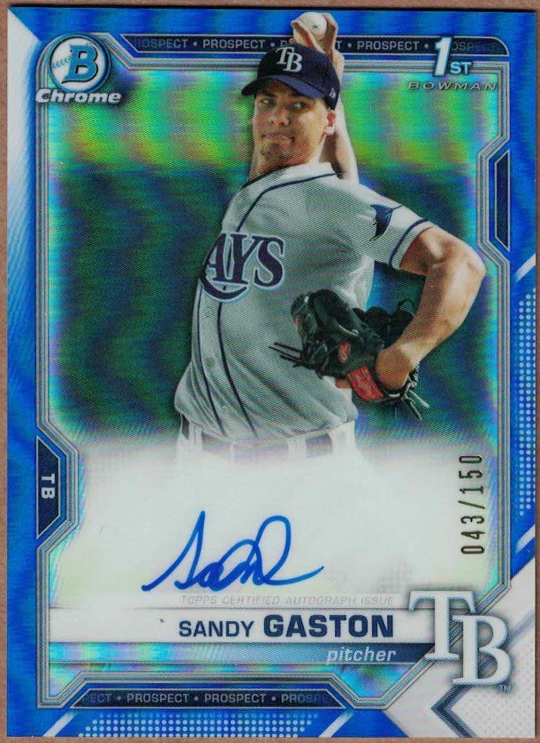 Sandy Gaston [Blue Refractor] #CPA-SG