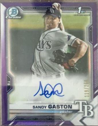 Sandy Gaston [Purple Refractor] #CPA-SG