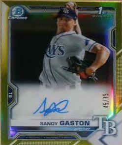 Sandy Gaston [Yellow Refractor] #CPA-SG