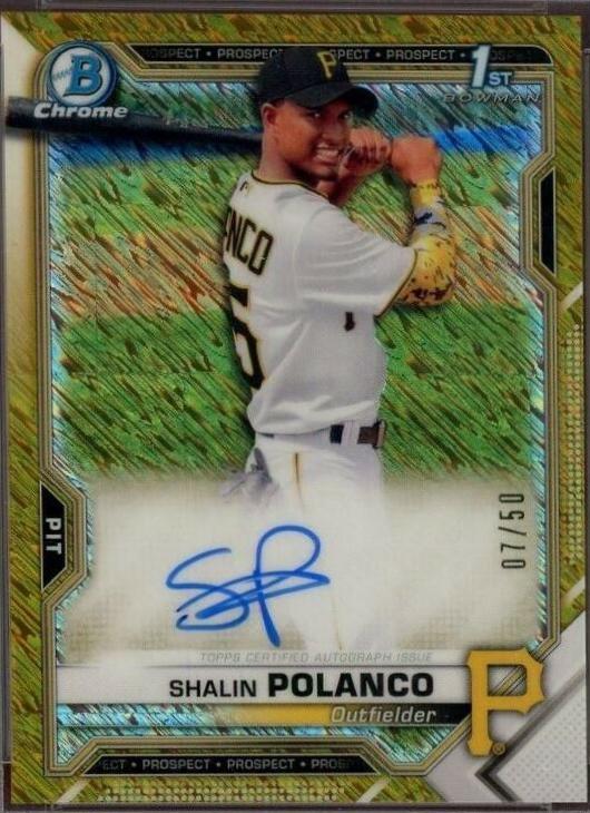 Shalin Polanco [Gold Shimmer Refractor] #CPA-SP