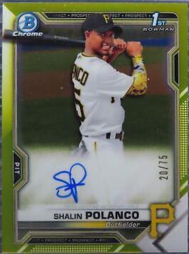 Shalin Polanco [Yellow Refractor] #CPA-SP