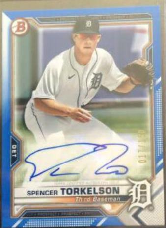 Spencer Torkelson [Blue Refractor] #CPA-ST