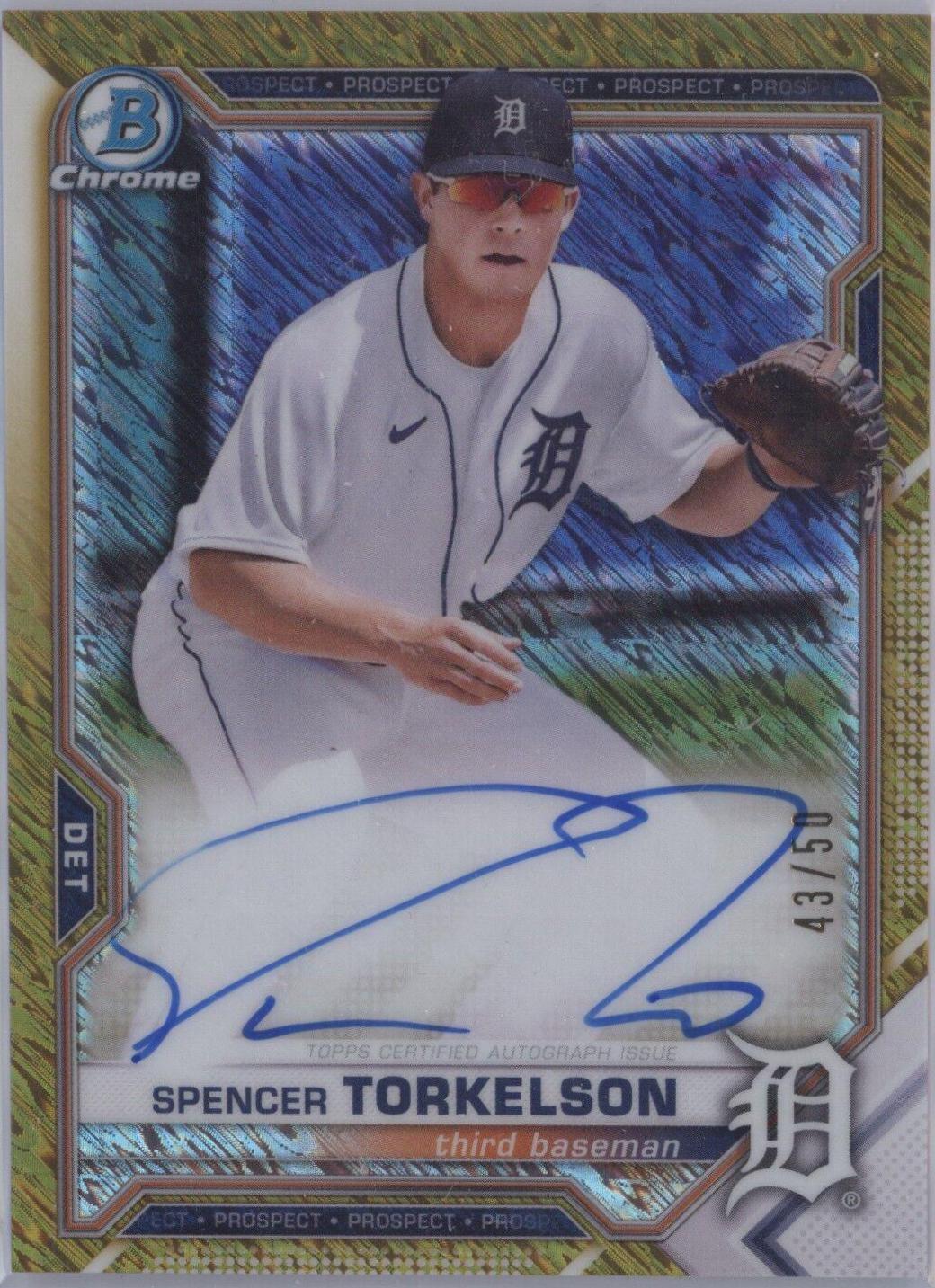 Spencer Torkelson [Gold Shimmer Refractor] #CPA-ST