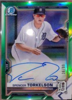 Spencer Torkelson [Green Refractor] #CPA-ST
