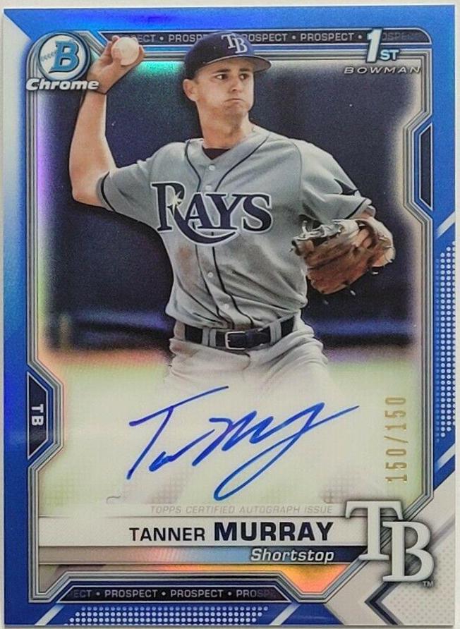 Tanner Murray [Blue Refractor] #CPA-TM