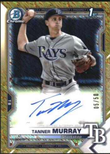Tanner Murray [Gold Shimmer Refractor] #CPA-TM