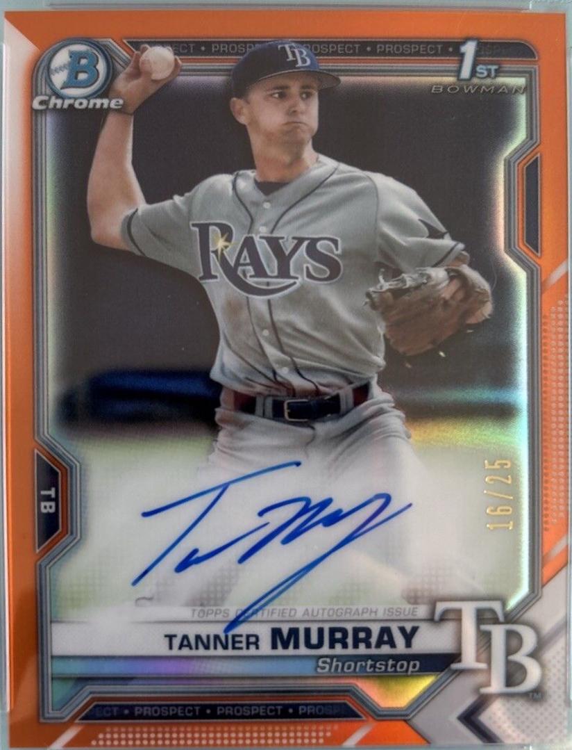Tanner Murray [Orange Refractor] #CPA-TM