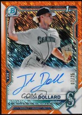 Taylor Dollard [Orange Shimmer Refractor] #CPA-TDO