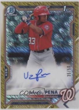 Viandel Pena [Gold Shimmer Refractor] #CPA-VP
