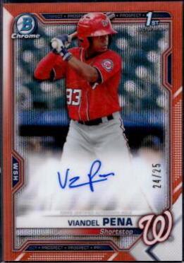 Viandel Pena [Orange Wave Refractor] #CPA-VP