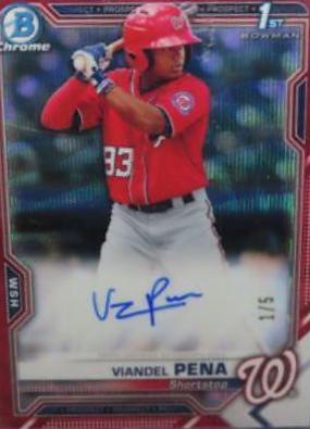 Viandel Pena [Red Wave Refractor] #CPA-VP