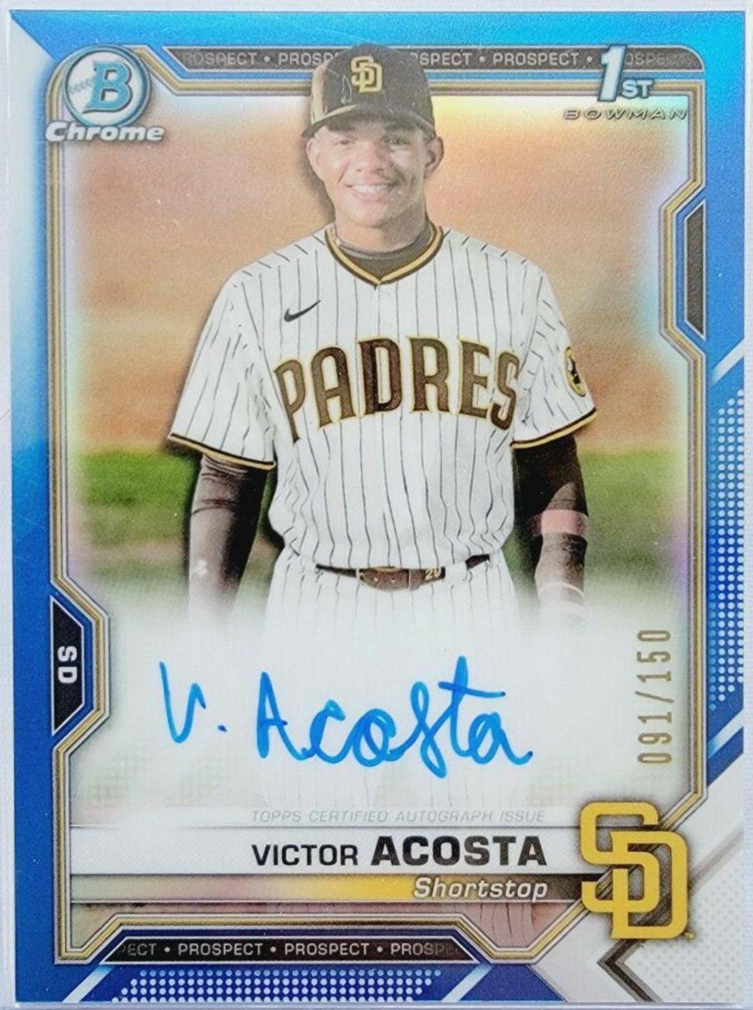 Victor Acosta [Blue Refractor] #CPA-VA