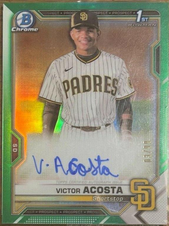 Victor Acosta [Green Refractor] #CPA-VA