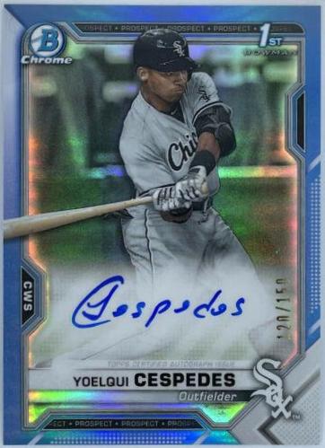 Yoelqui Cespedes [Blue Refractor] #CPA-YC