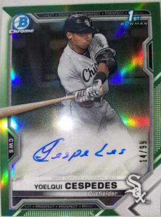 Yoelqui Cespedes [Green Refractor] #CPA-YC