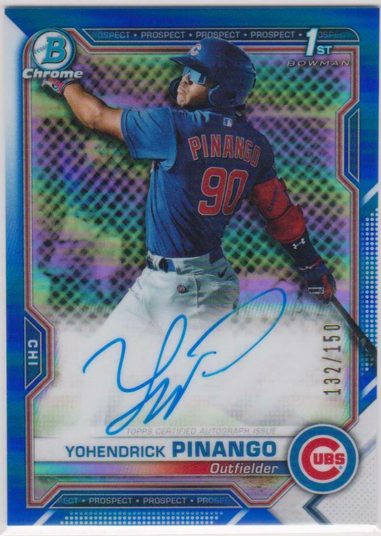 Yohendrick Pinango [Blue Refractor] #CPA-YP