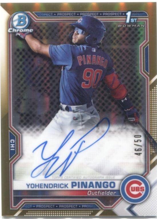 Yohendrick Pinango [Gold Refractor] #CPA-YP