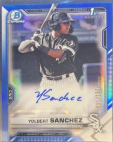Yolbert Sanchez [Blue Refractor] #CPA-YSA
