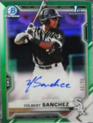 Yolbert Sanchez [Green Refractor] #CPA-YSA
