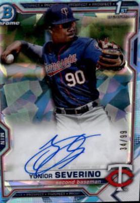 Yunior Severino [Green Refractor] #CPA-YS