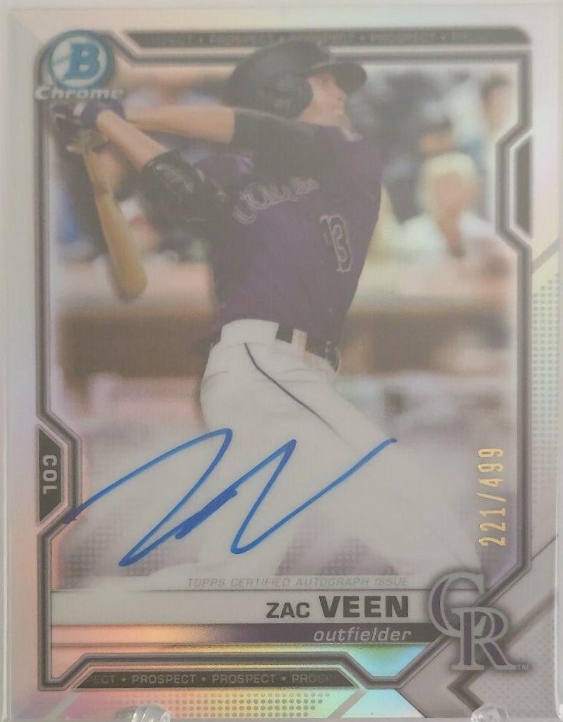 Zac Veen [Refractor] #CPA-ZV