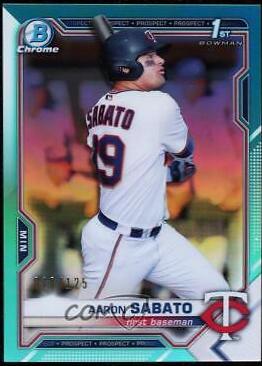 Aaron Sabato [Aqua Refractor] #BCP-125