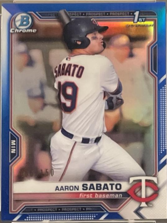 Aaron Sabato [Blue Refractor] #BCP-125