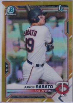 Aaron Sabato [Gold Refractor] #BCP-125