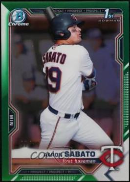 Aaron Sabato [Green Refractor] #BCP-125