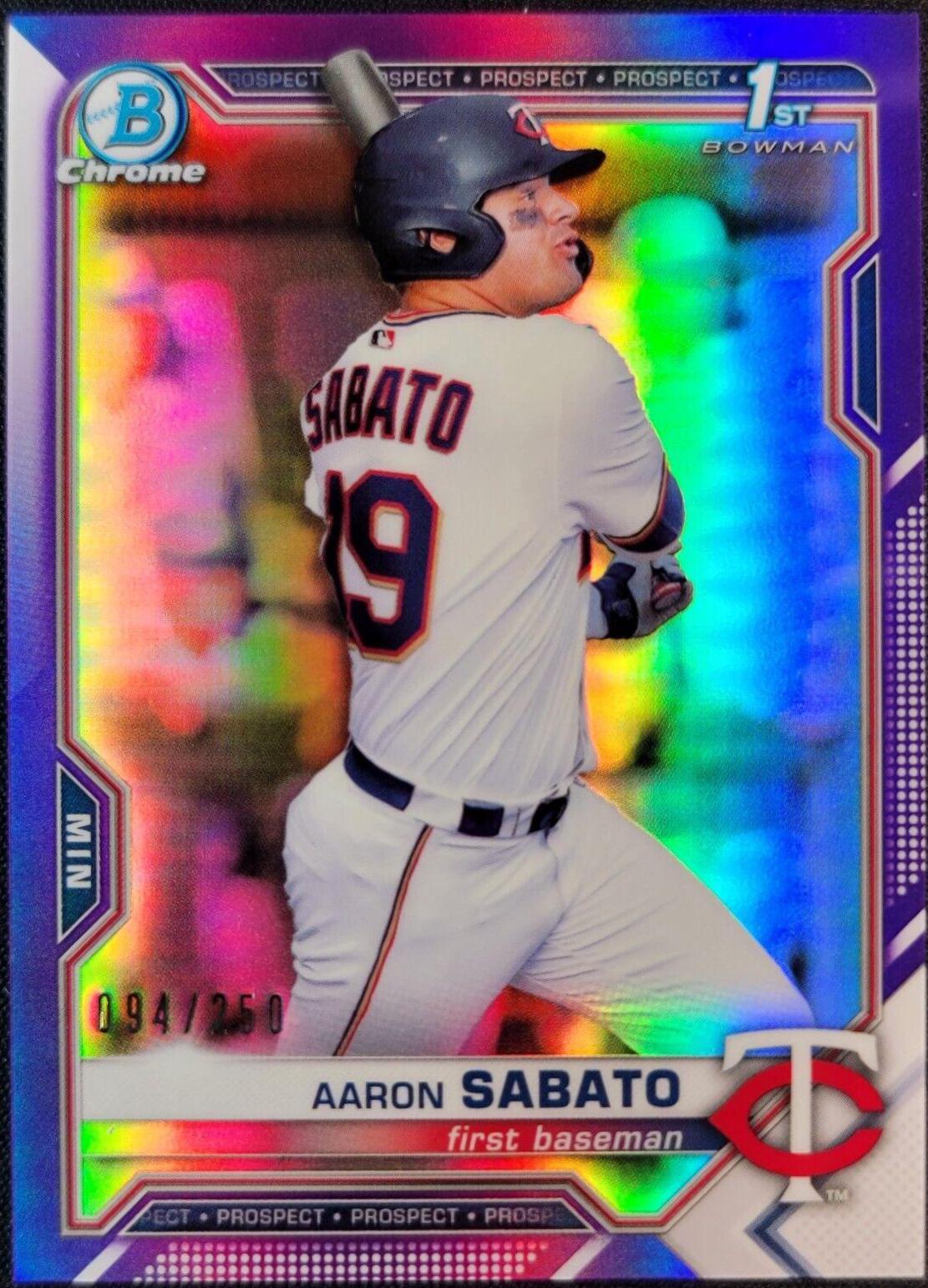 Aaron Sabato [Purple Refractor] #BCP-125