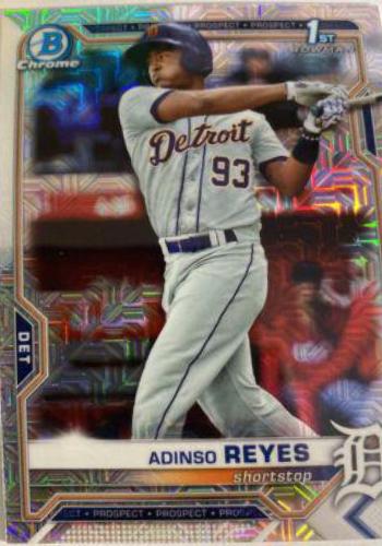 Adinso Reyes [Yellow Refractor Mega Box Mojo] #BCP-21