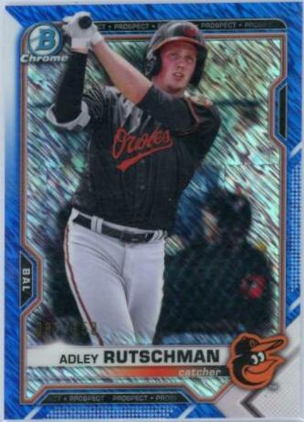 Adley Rutschman [Blue Shimmer Refractor] #BCP-121