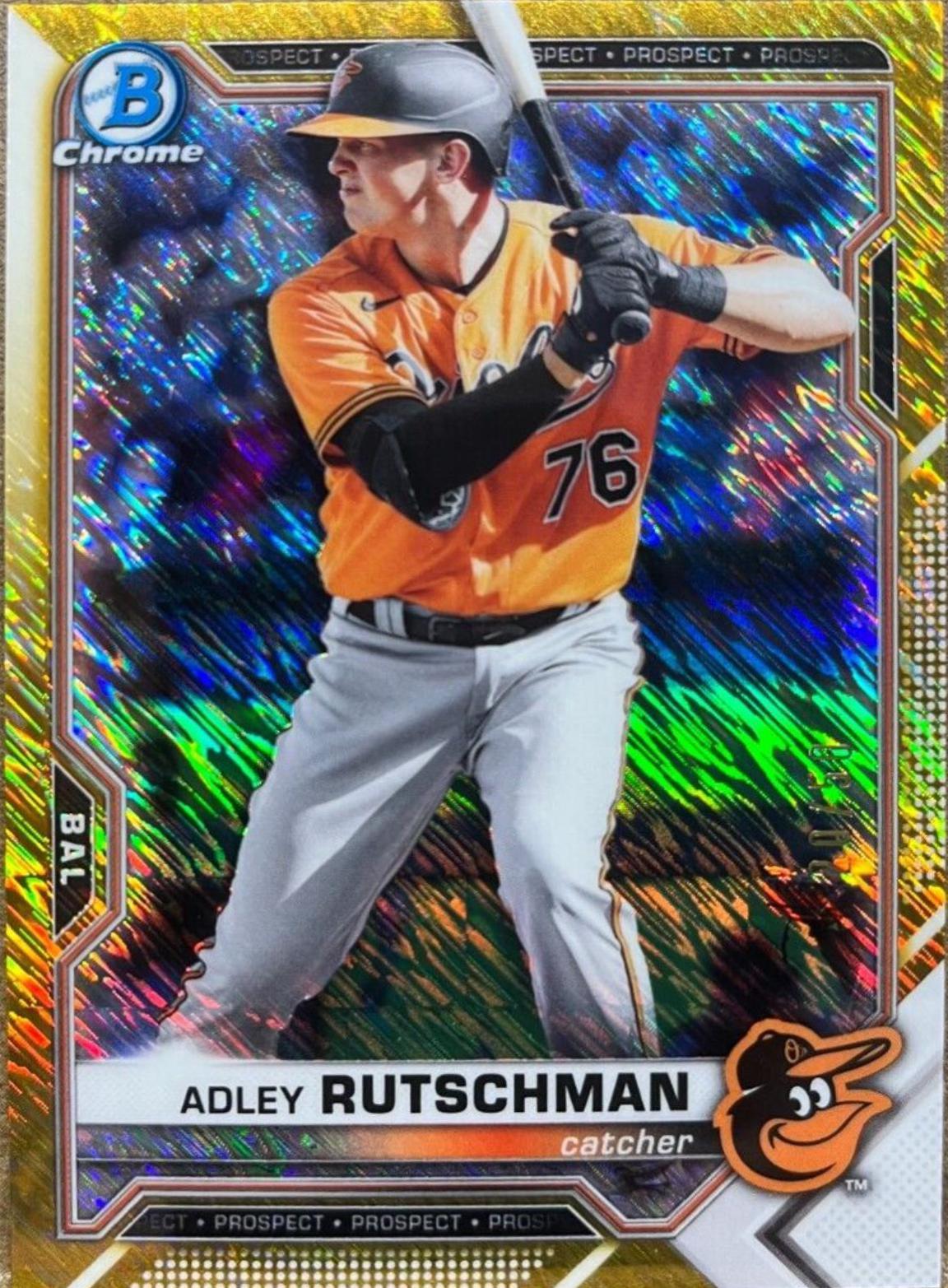 Adley Rutschman [Gold Shimmer Refractor] #BCP-121
