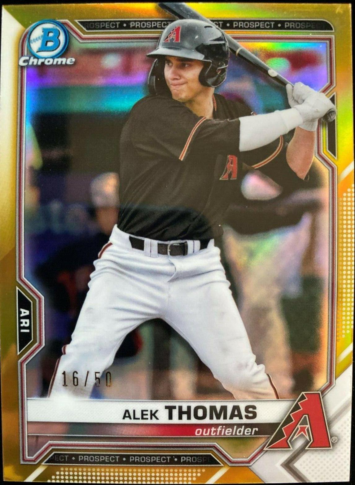 Alek Thomas [Gold Refractor] #BCP-31