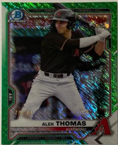 Alek Thomas [Green Refractor] #BCP-31